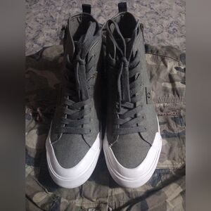 "GBG" (Los Angeles) Green High Top Sneakers